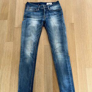 Rich and Royal brand light blue, low rise, skinny jeans
